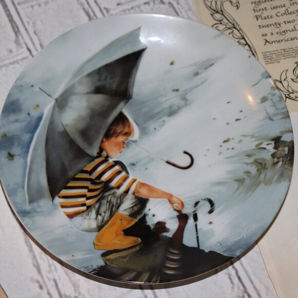 ☁️ “Touching the Sky” Collector Plate · 1982 · Donald Zolan - Picture 1 of 8